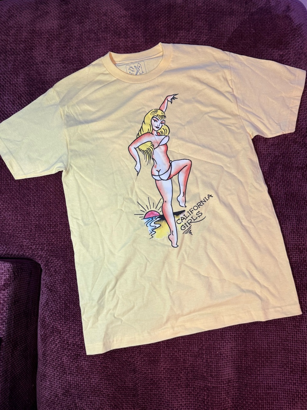 Lil Peep Yellow California Girls Graphic T-Shirt - Official Merch
